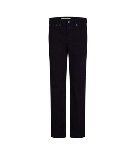 Womens/ladies 712 Welted Slim Jeans Night Is Black Levis