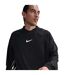 Sweat Motif/style Grand Logo Swoosh Homme Noir Blanc Nike-2