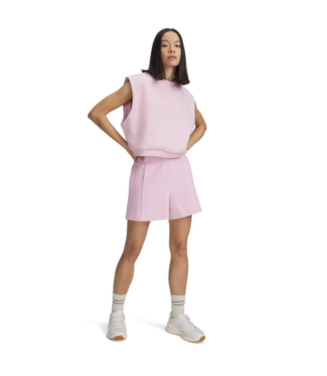 Short Unstoppable Femme Rose Under Armour-4