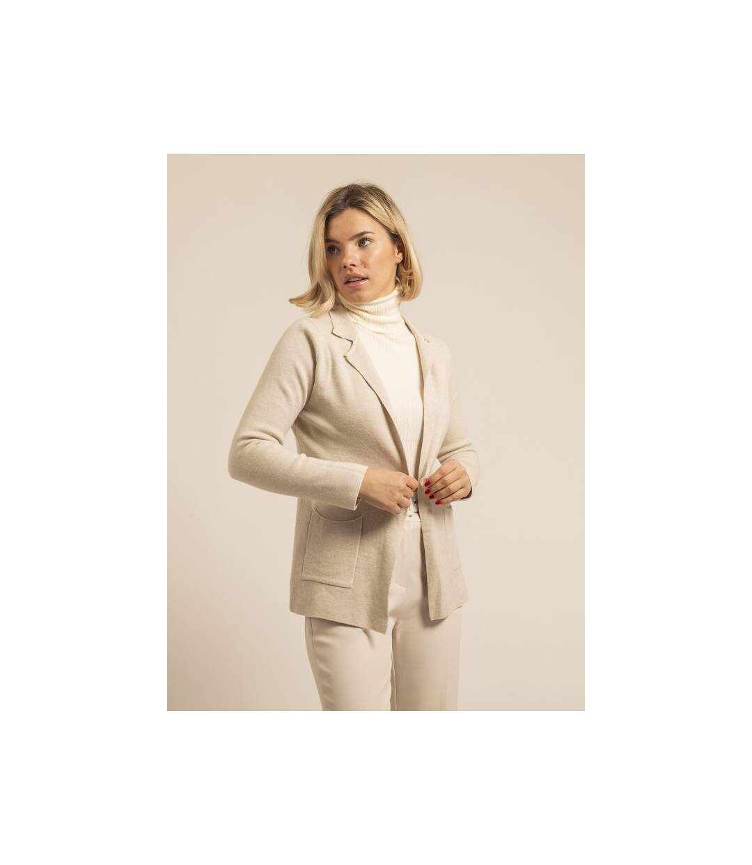 Blazer en maille UPLANA - Dona X Lisa-1