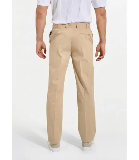 Pantalon ceinture ajustable invisible polycoton