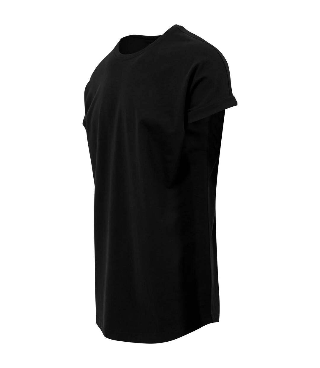 T-shirt Motif/style Long Homme Noir Urban Classics-3