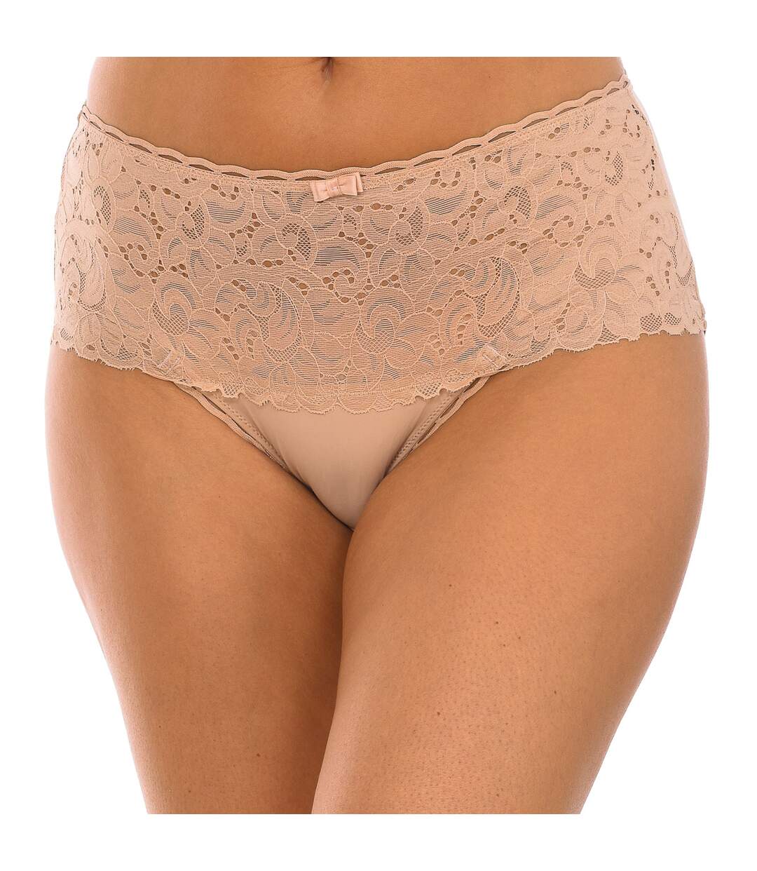 P0BVU Women's High-Waisted Lace Panties