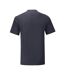 T-shirt Iconic Homme Bleu Marine Fruit Of The Loom-2
