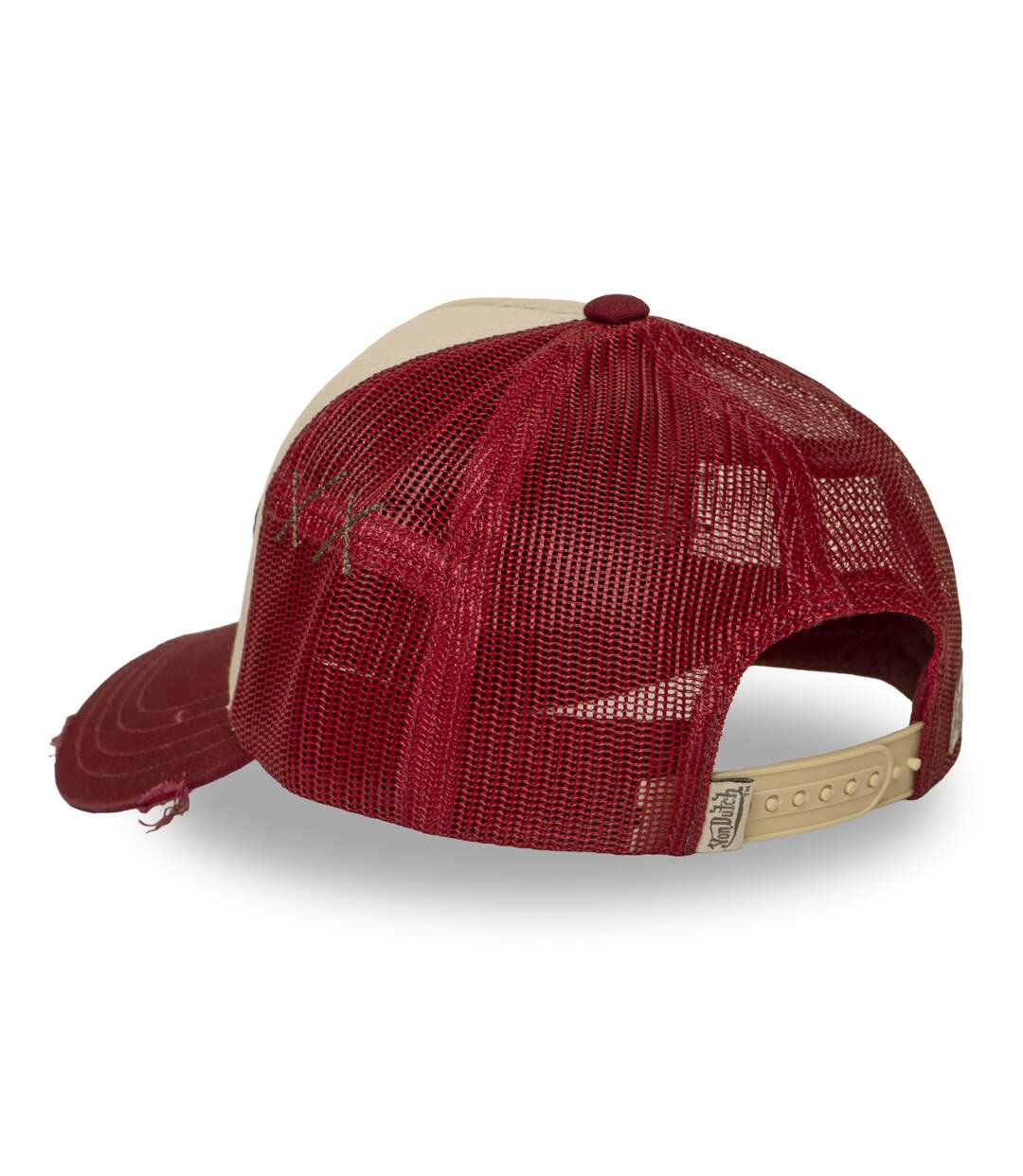 Casquette trucker avec filet effet usé avec filet et patch Used16 Vondutch-5