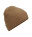 Bonnet Adulte Marron Clair Beechfield-2