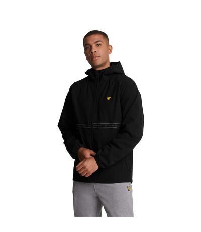 Mens energy tape jacket jet black Lyle & Scott