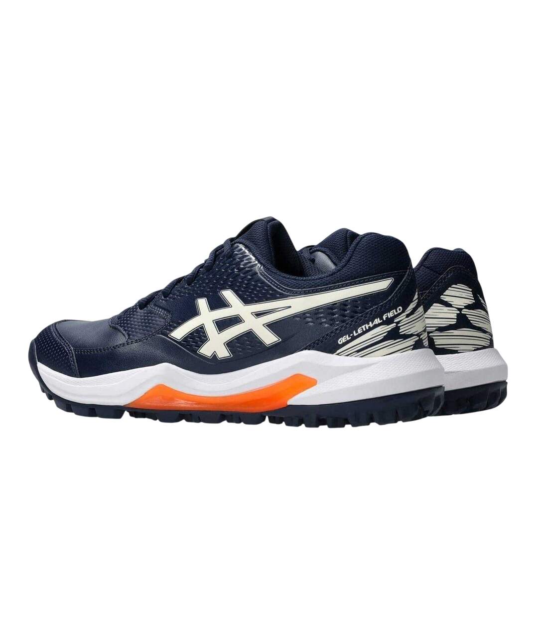 Chaussures Motif/style Domaine Lethal Homme Bleu Nuit Crème Asics-2