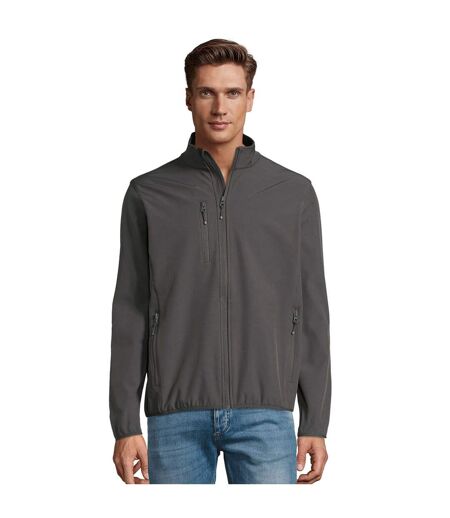 Veste Softshell Radian Homme Gris Charbon Uni SOLS
