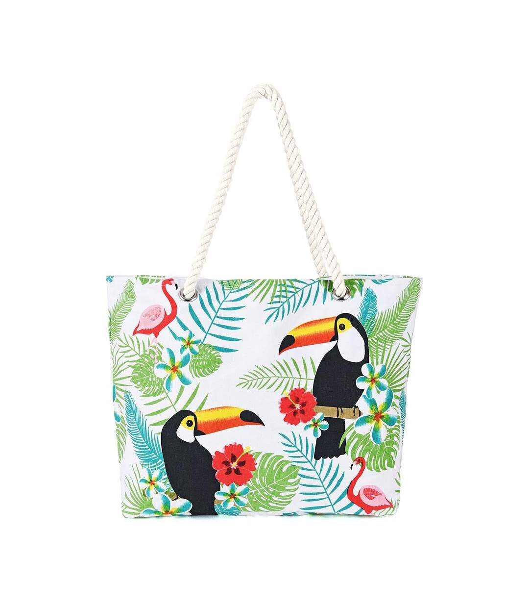 Sac de plage coton Toucan-1