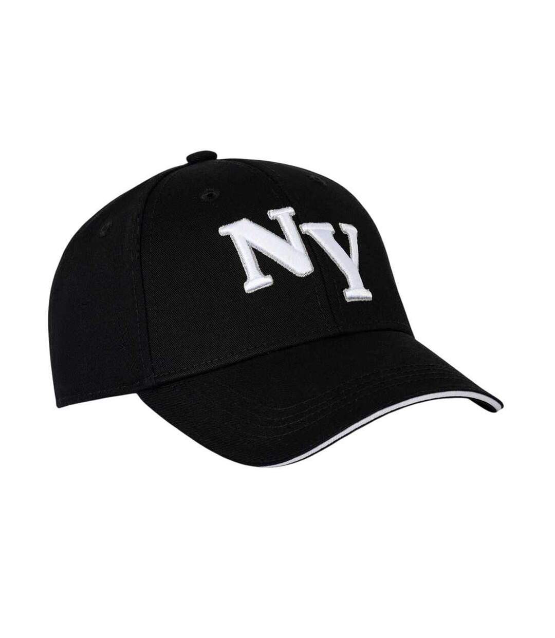Casquette De Baseball Motif/style Logo Brodé Adulte Noir New York Yankees-1