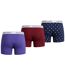 Lot De 3  Boxers Homme Violet Rouge Ralph Lauren-2