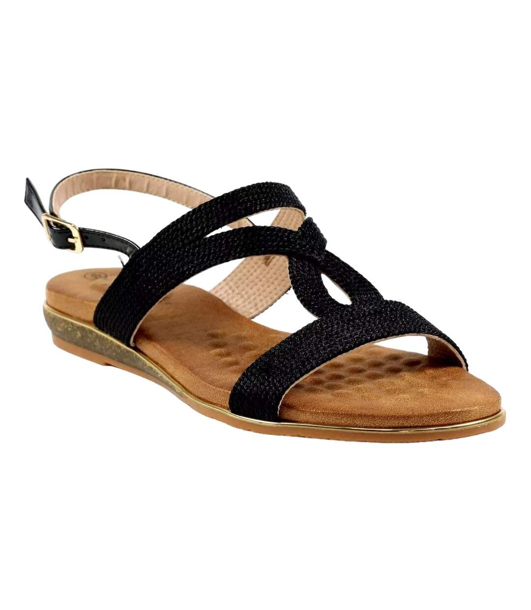 Sandales lisia femme noir Lunar-1