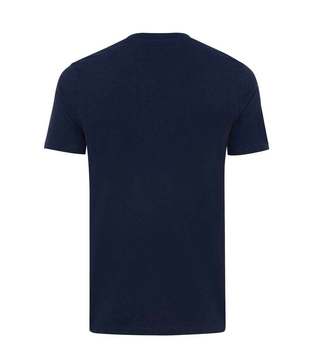 Unisex adult bryce recycled cotton t-shirt navy Iqoniq-2