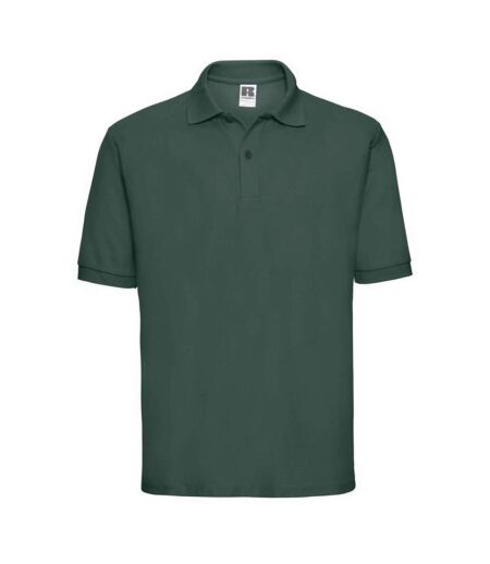 Jerzees Colours Mens 65/35 Hard Wearing Pique Short Sleeve Polo Shirt (Bottle Green)