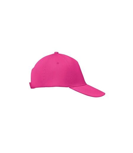 Buzz 5 Panel Baseball Cap Fuchsia MidOcean