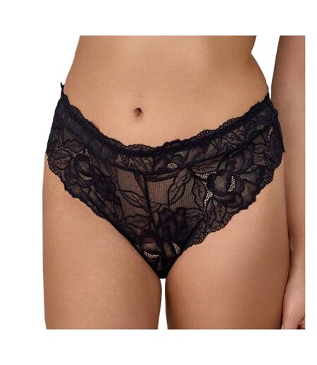 Tanga noir femme les petites bombes nila - l