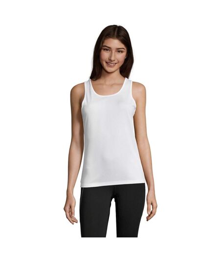 Débardeur Sporty Femme Blanc SOLS
