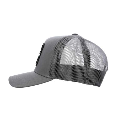 Casquette Trucker Motif/style Boîte Adulte Noir Gris Societe Noir