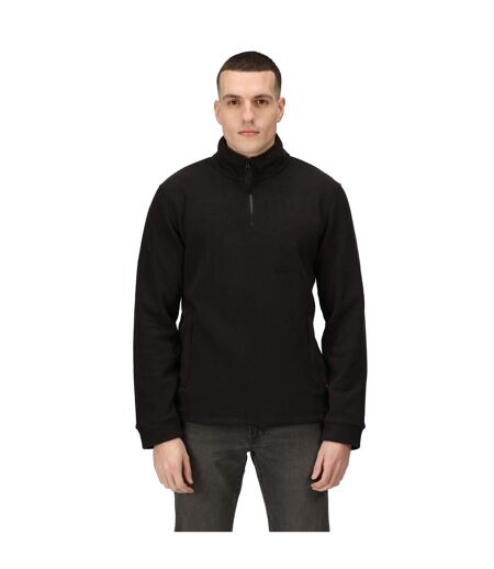 Regatta Mens Thor Overhead Anti-Pill Fleece Top (Black) - UTRW1196