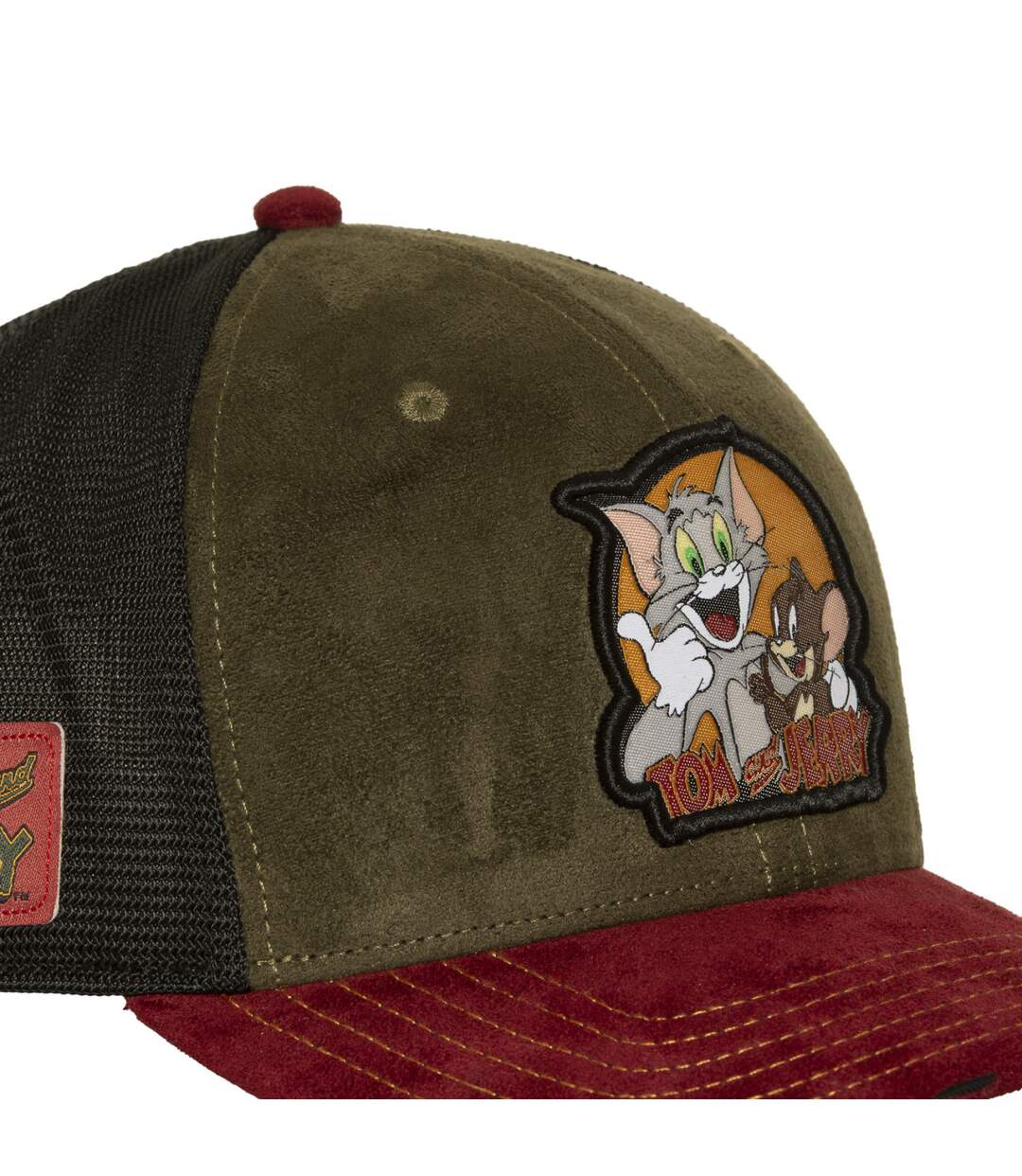 Casquette Semi curved avec filet et patch Tom & Jerry Capslab-3