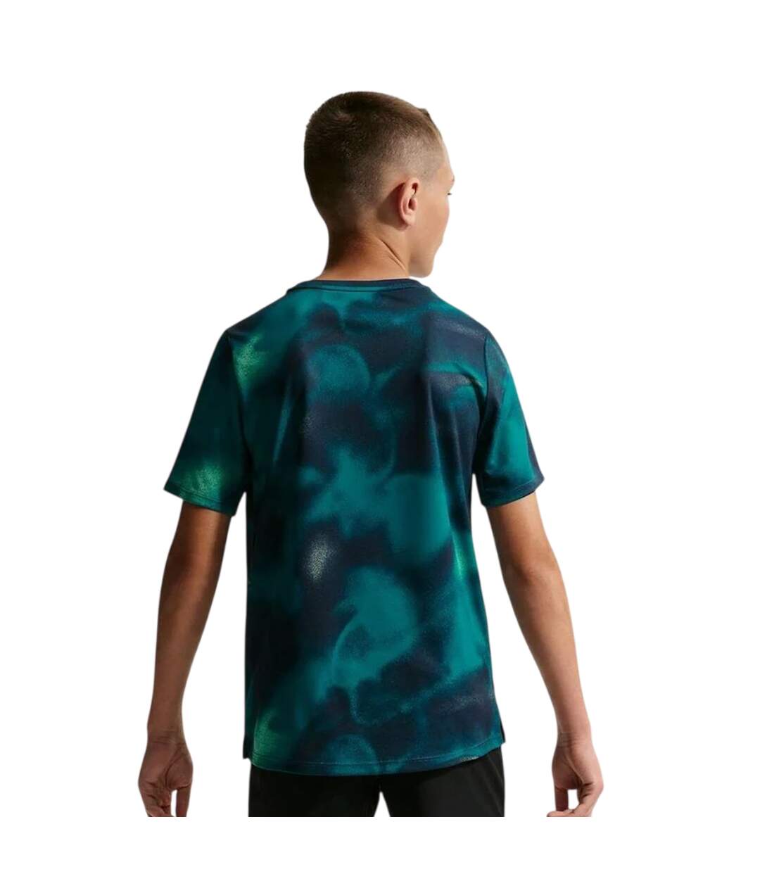 T-shirt Performance Dri-fit Femme Bleu Gris Argent Nike-3