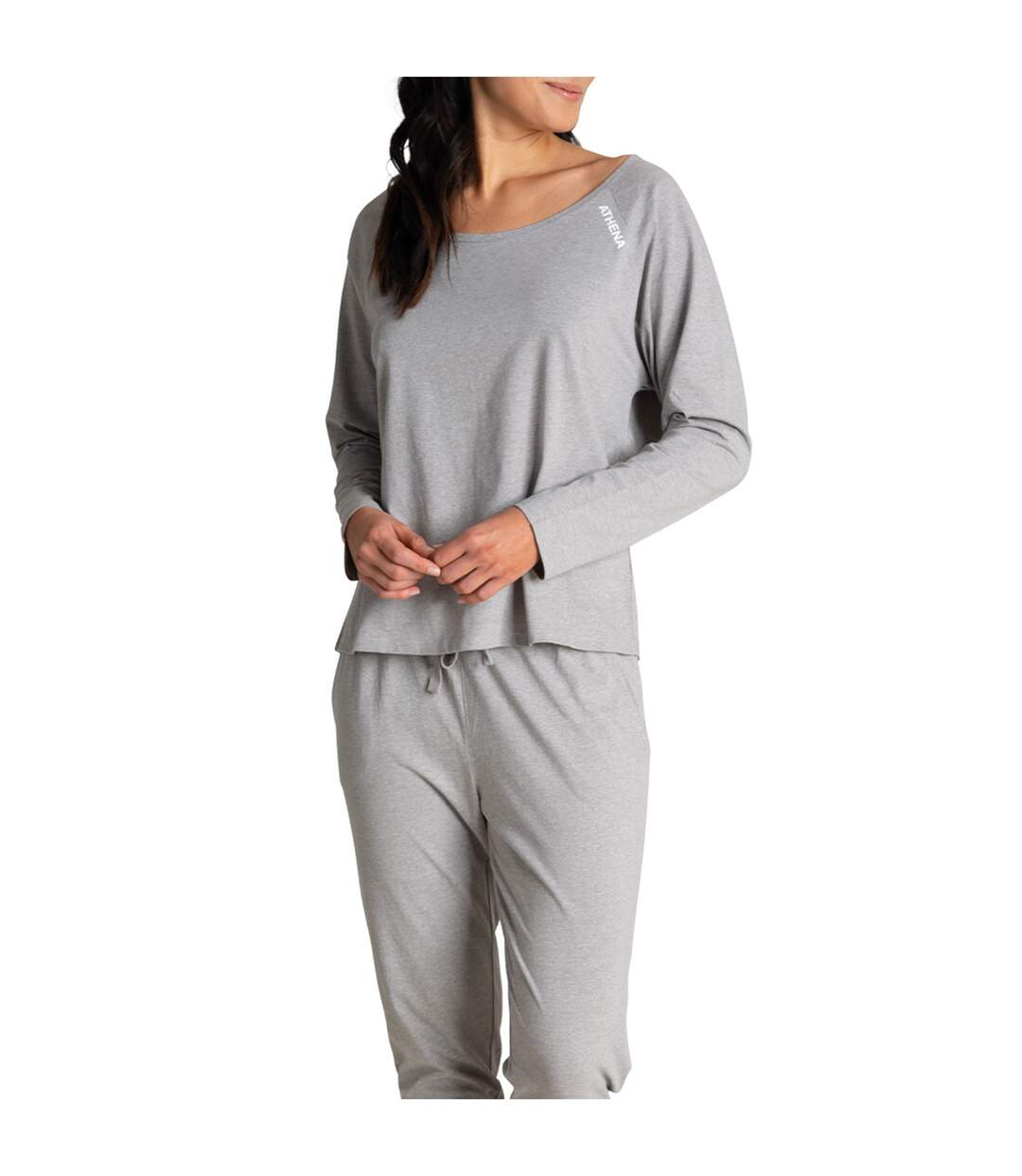 Pyjama long femme JOGGER Athena-1