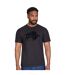 T-shirt flock homme noir Raging Bull