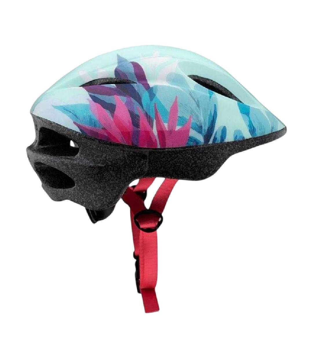 Childrens/kids Swish Floral Cycling Helmet S Blue Coolslide-3