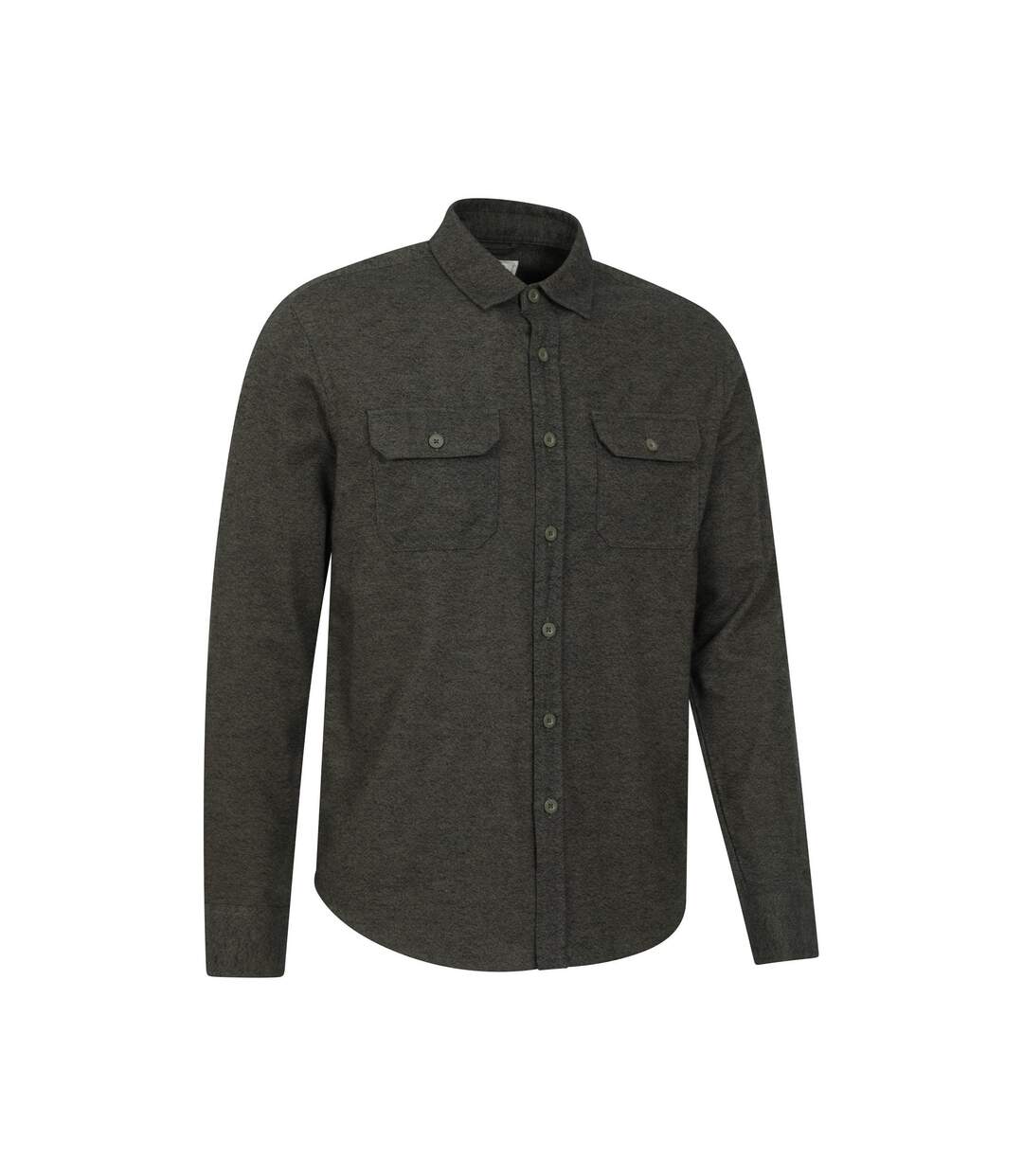 Mens Trace Flannel Long-sleeved Shirt Green Mountain Warehouse-4