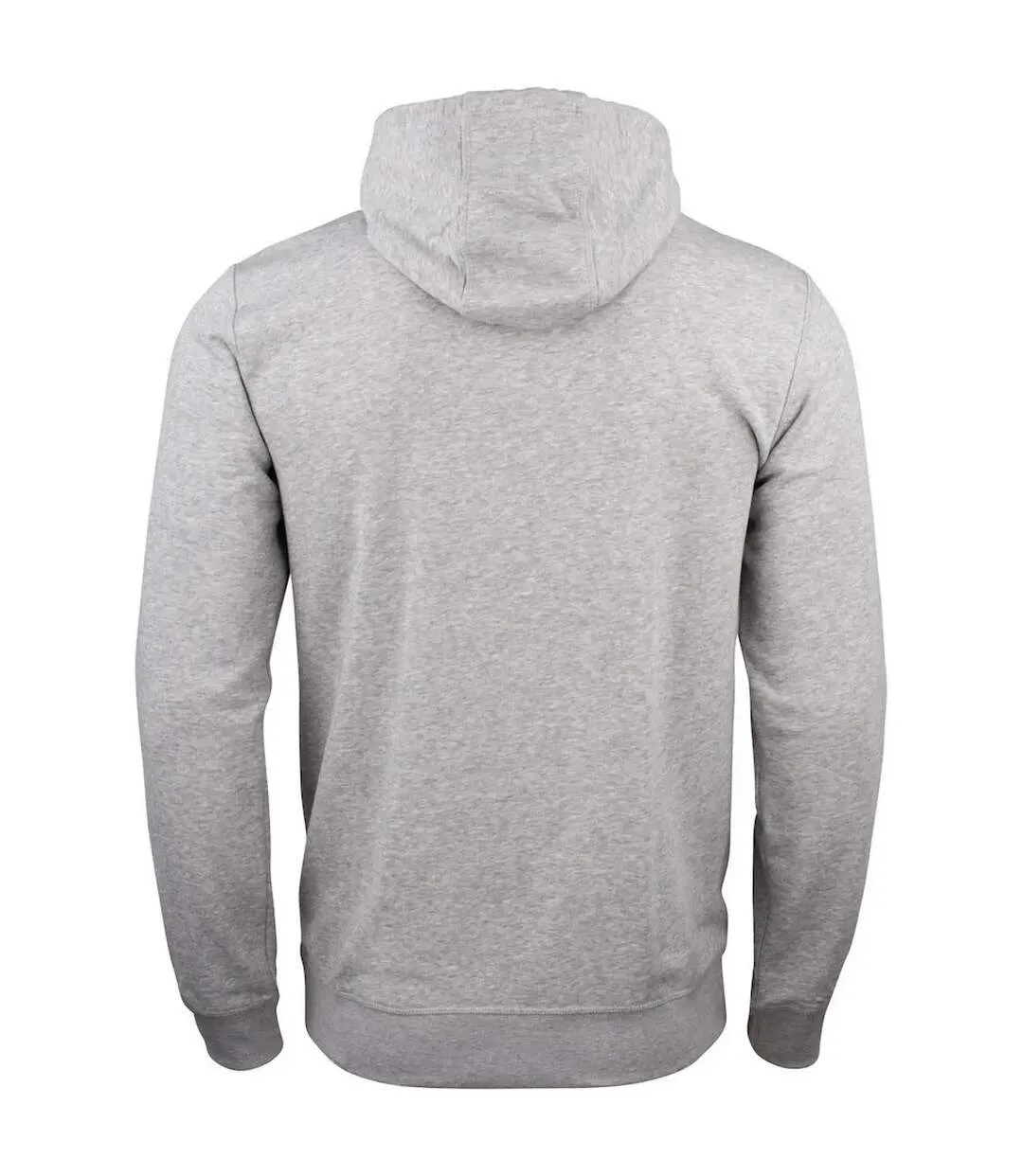 Sweat À Capuche Premium Homme Gris Chiné Clique-2