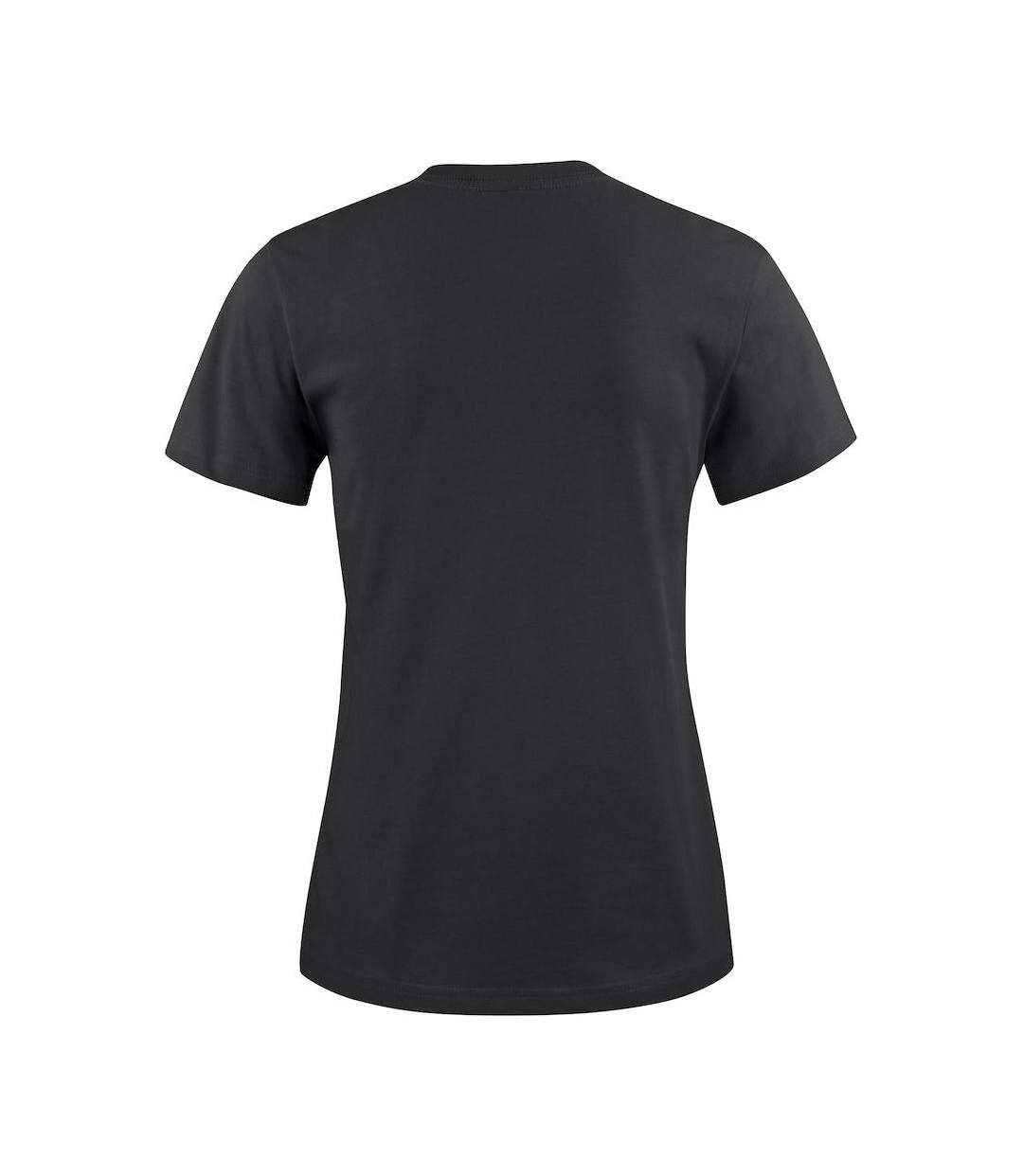 Womens/ladies Light T-shirt Black Printer-2
