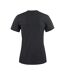 Womens/ladies Light T-shirt Black Printer-2
