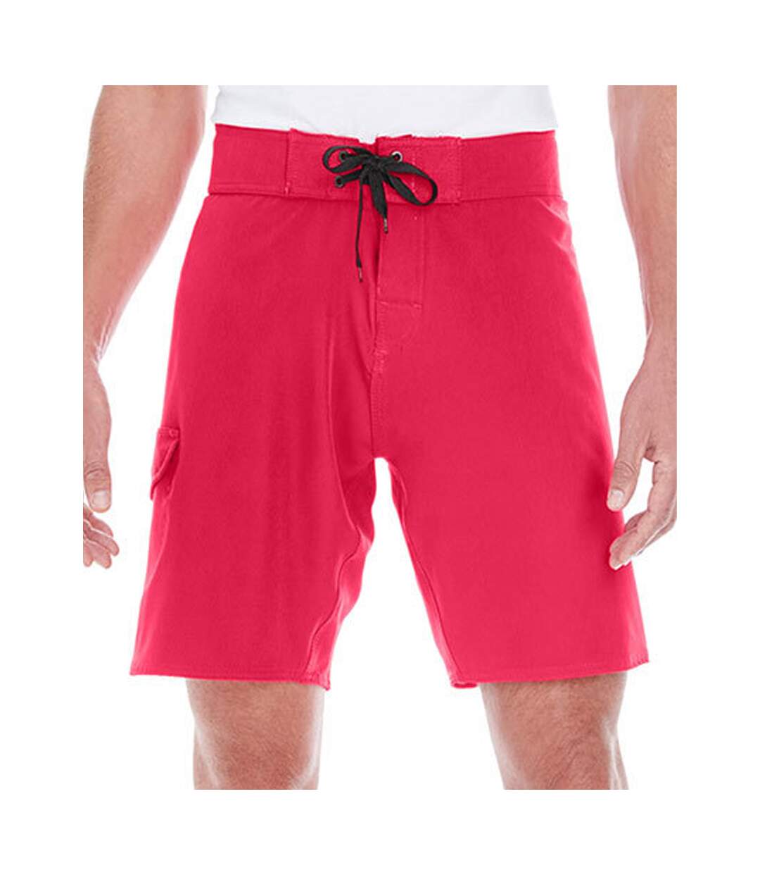 Short De Bain Board Homme Rouge Burnside-1