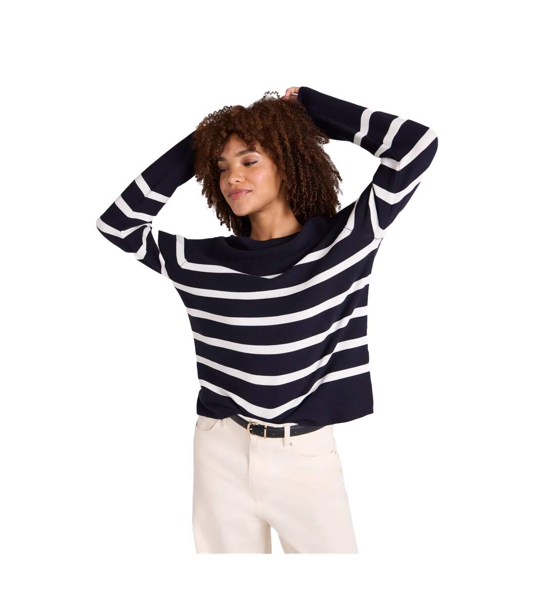 Pull Femme Bleu Marine Animal-4