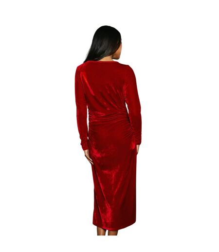 Robe mi-longue femme rouge Principles