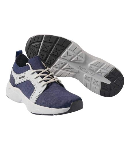 Unisex Adult Logo Trainers Navy Light Grey Mascot