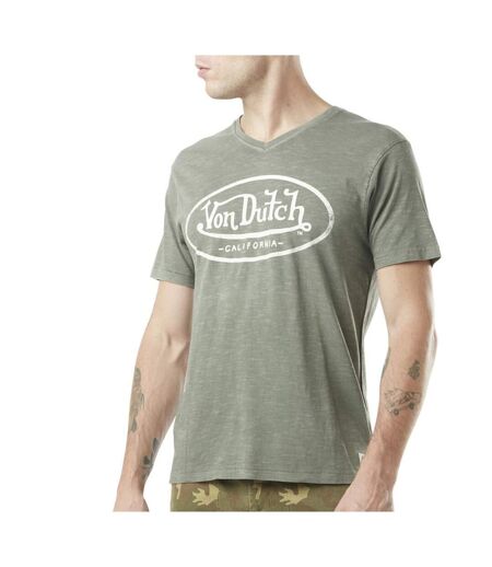 T-shirt kaki/beige homme von dutch tyron