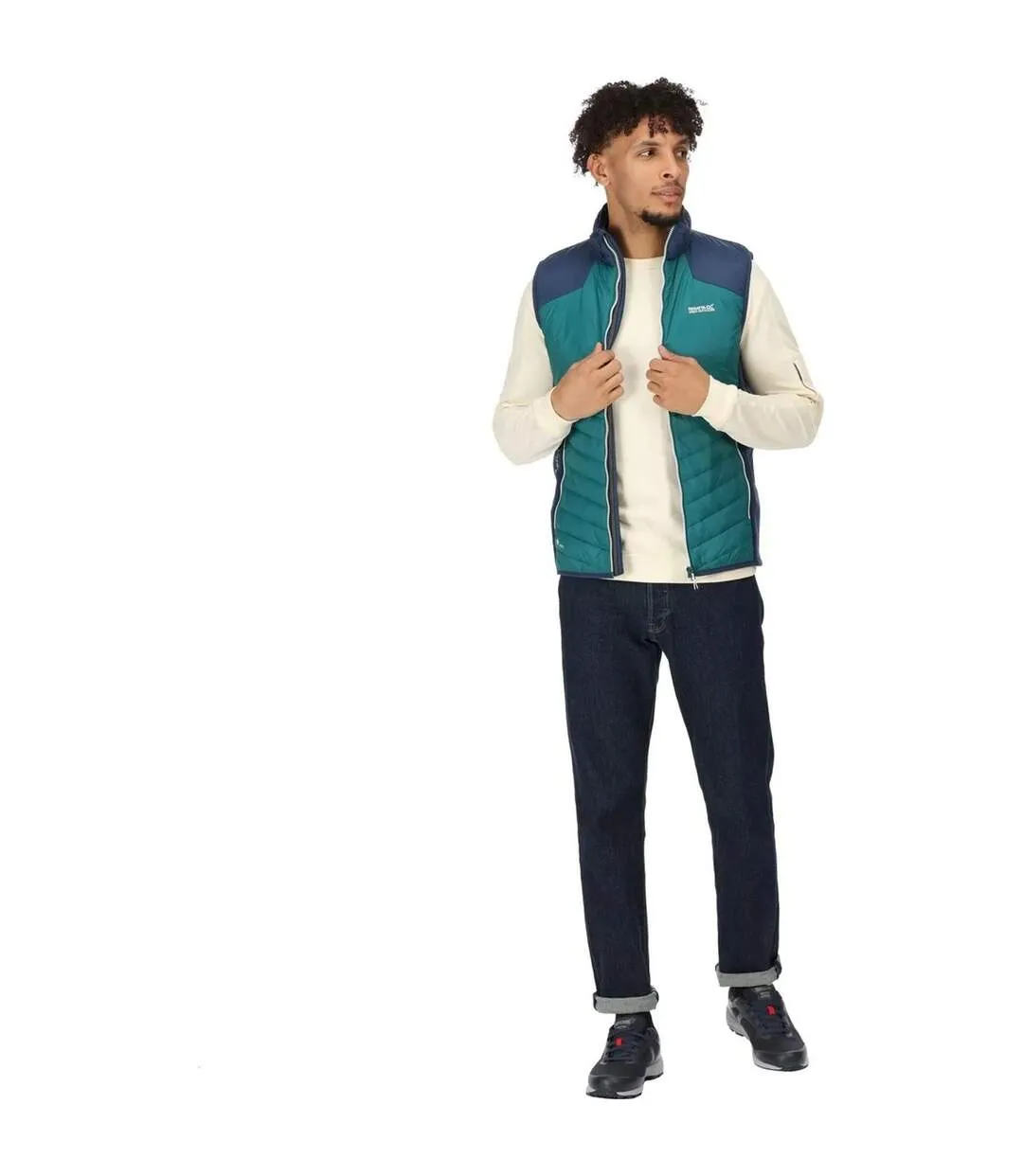 Mens Halton Vi Lightweight Body Warmer Pacific Green Admiral Blue Regatta-1