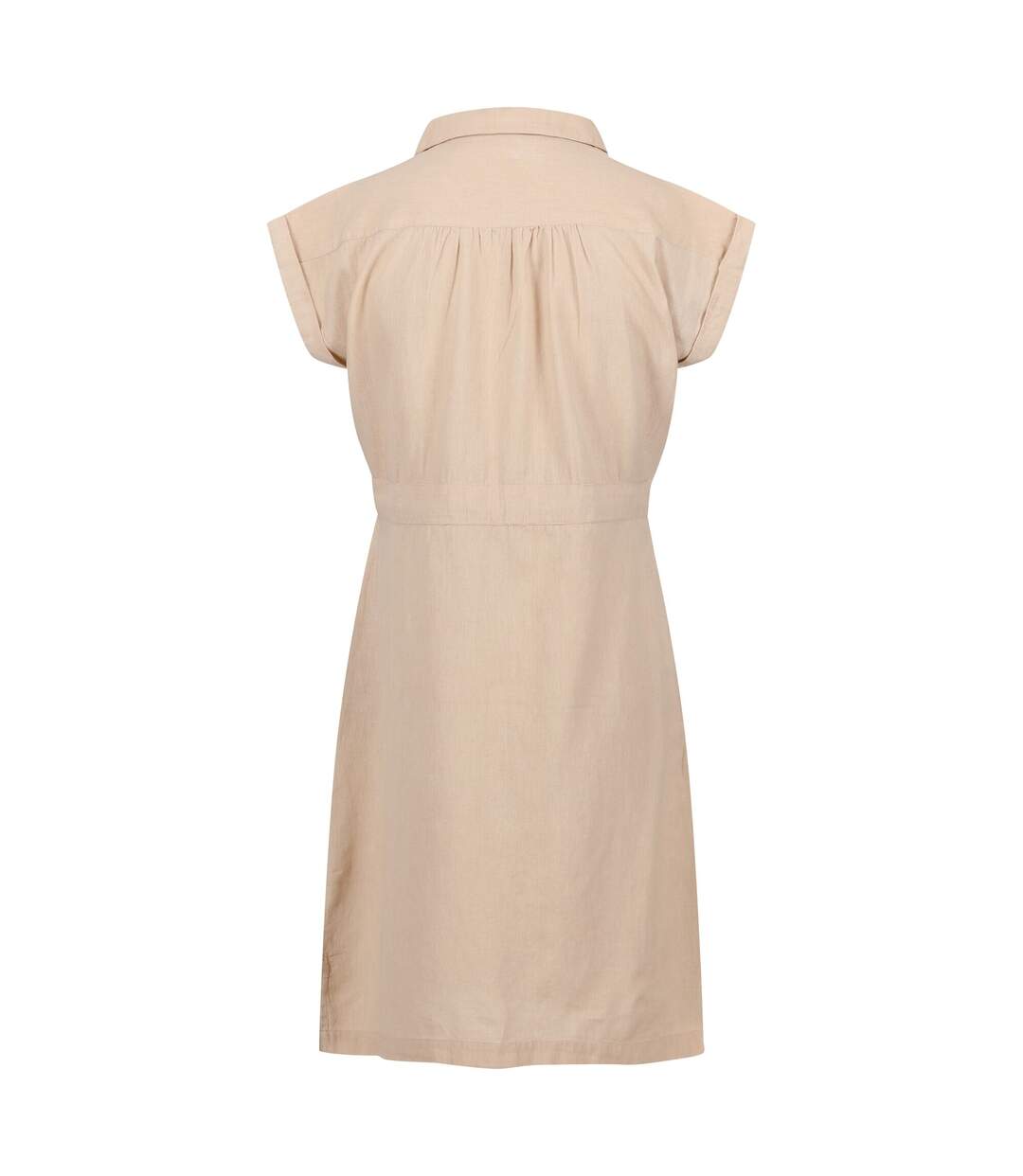 Robe chemisier rura femme beige / lin Regatta-2