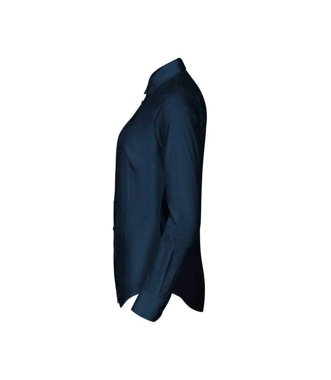 Womens/ladies Tailored Shirt Navy Blue Malfini-3