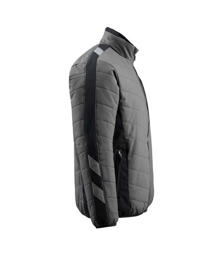 Unisex Adult Unique Erding Thermal Jacket Dark Anthracite Black Mascot