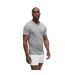 Lot De 3  T-shirts Motif/style Logo Homme Blanc Gris Noir Boss-3