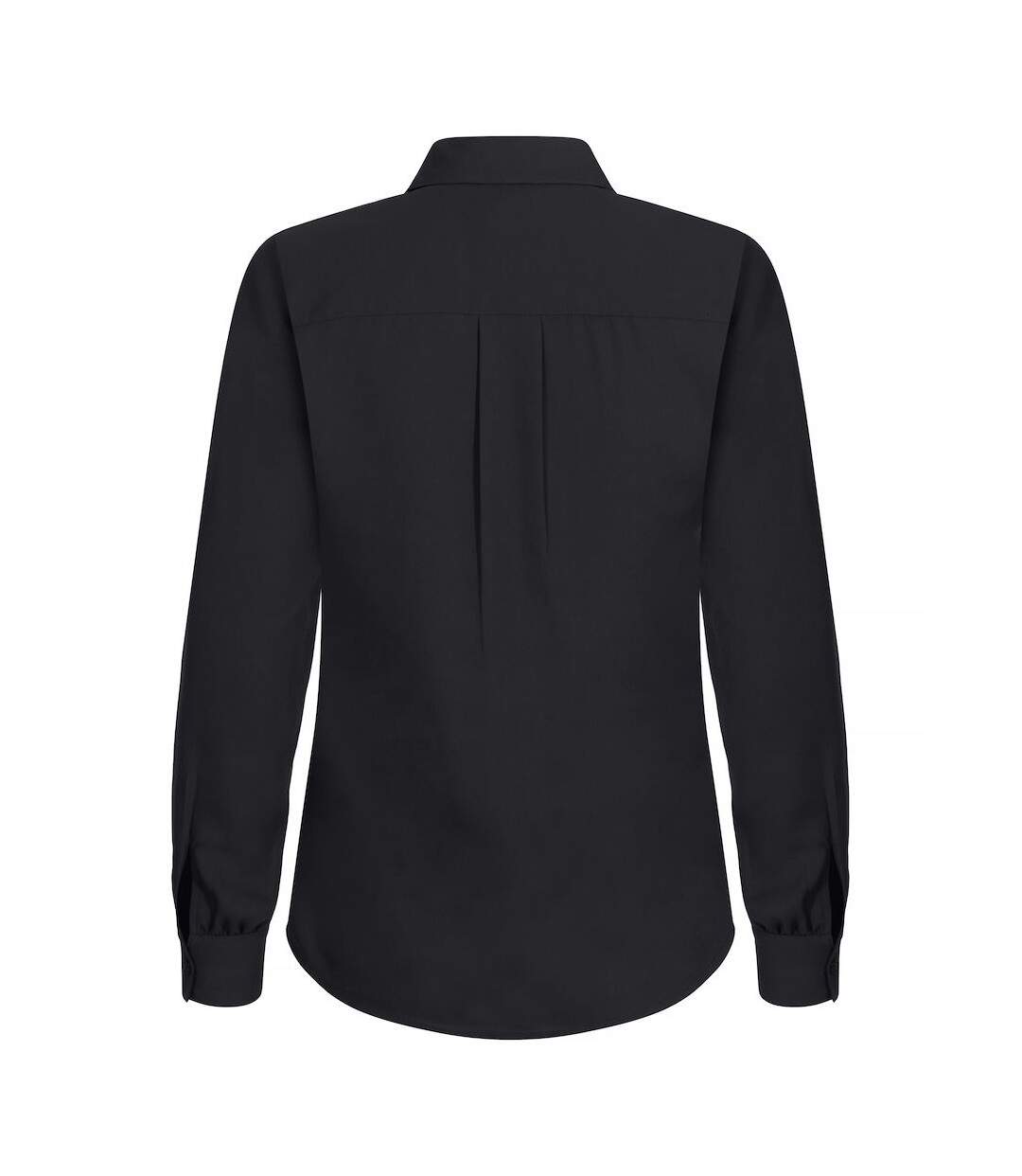 Womens/ladies Libby Formal Shirt Black Clique-2