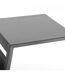 Table d'appoint de jardin design Allure - L. 55 x H. 55 cm - Gris graphite