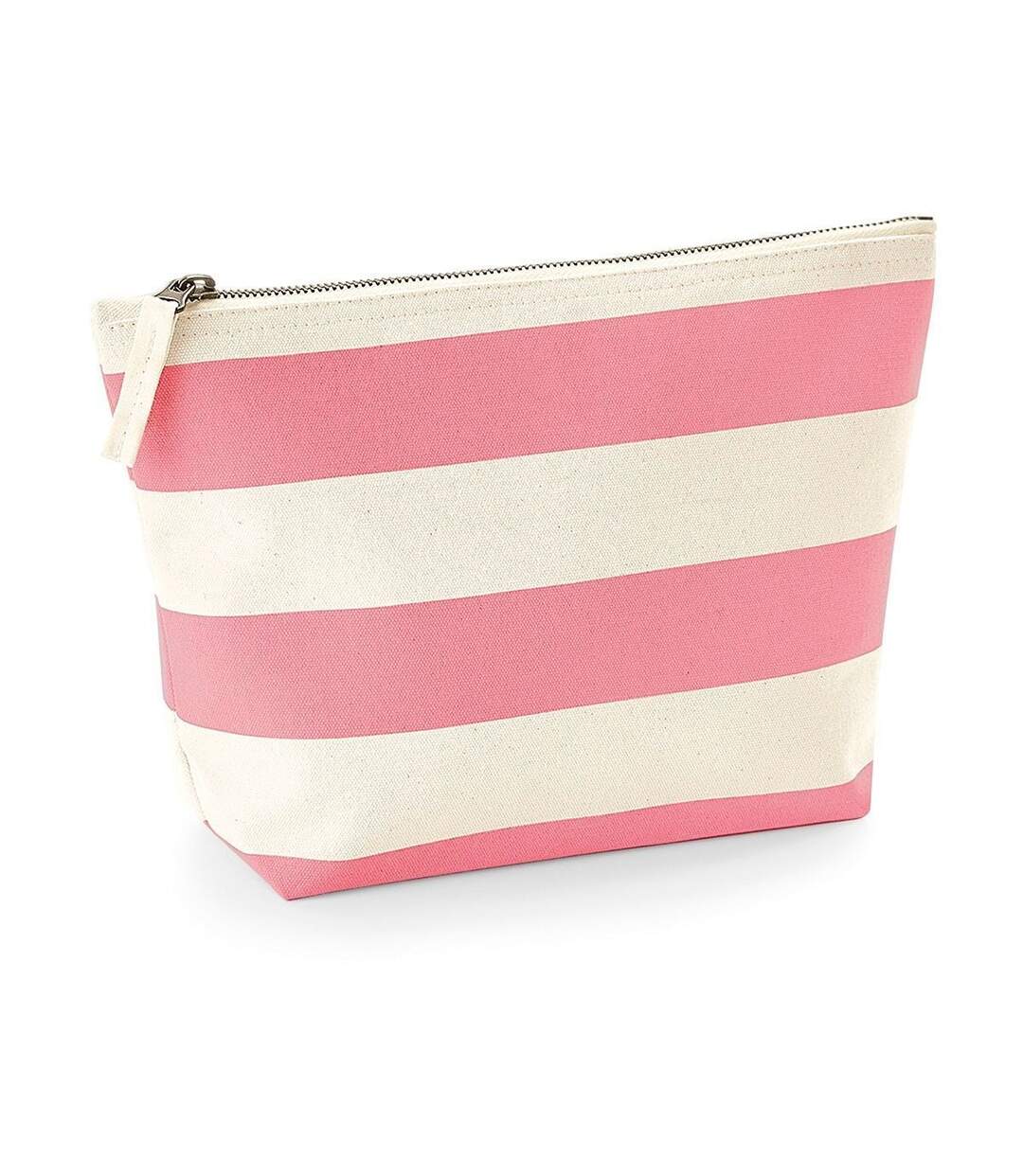 Trousse en coton - W684 - beige et rose-1