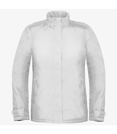 B&C Womens/Ladies Premium Real+ Windproof Waterproof Thermo-Isolated Jacket (White) - UTBC2003