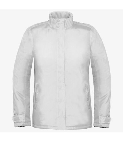 B&C Womens/Ladies Premium Real+ Windproof Waterproof Thermo-Isolated Jacket (White) - UTBC2003