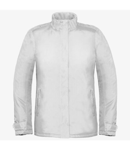B&C Womens/Ladies Premium Real+ Windproof Waterproof Thermo-Isolated Jacket (White)