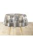 Nappe Ronde Imprimé Costa 160cm Beige-1
